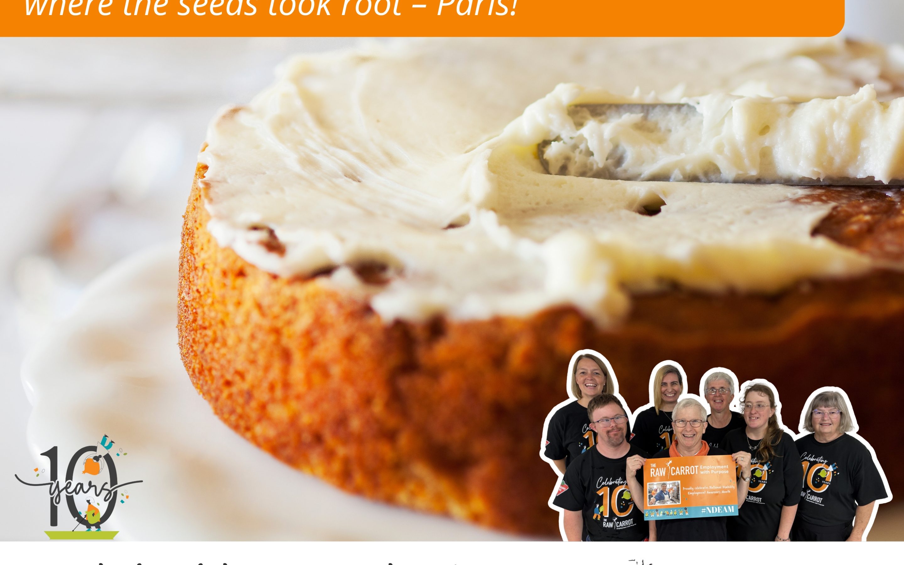 10th Anniversary Limited-Edition Carrot Cake