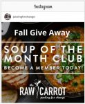 Fall giveaway for the soup of the month club