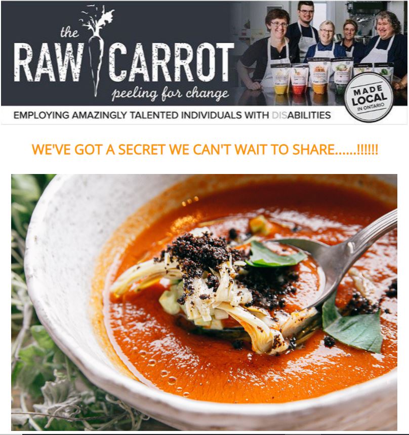 The Raw Carrot Graphic