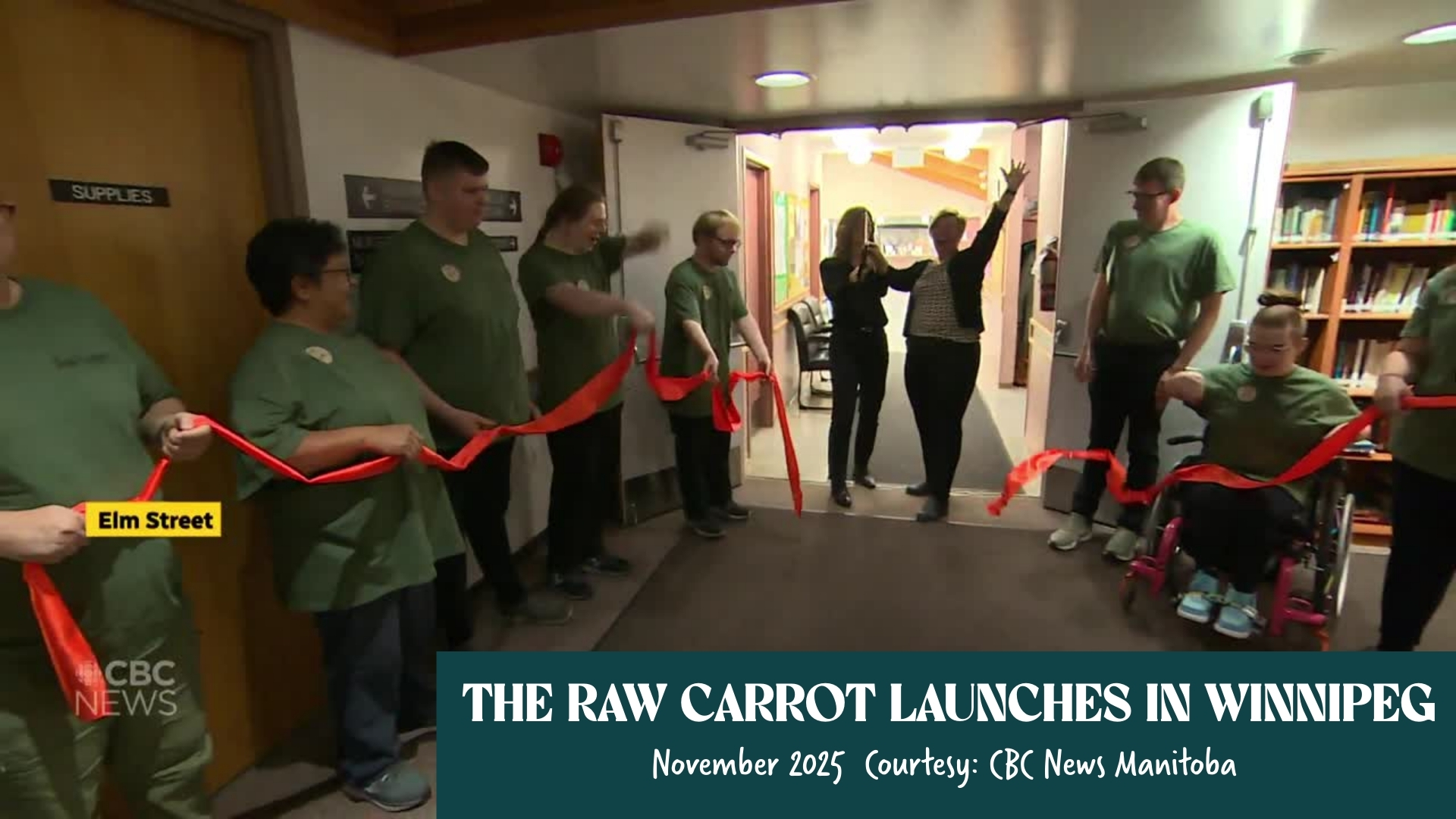 The Raw Carrot Launches in Winnipeg