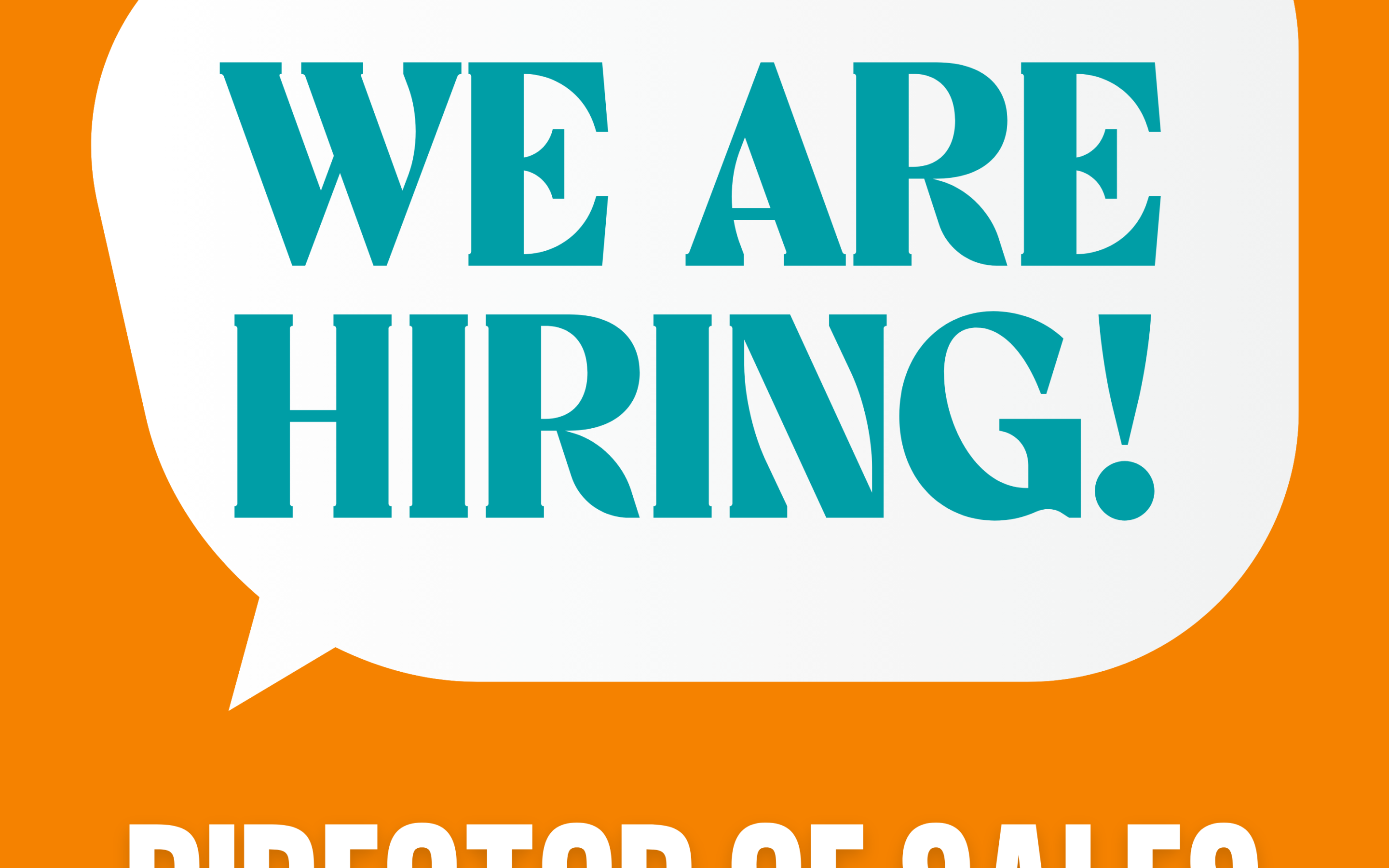 We’re Hiring: Director of Sales